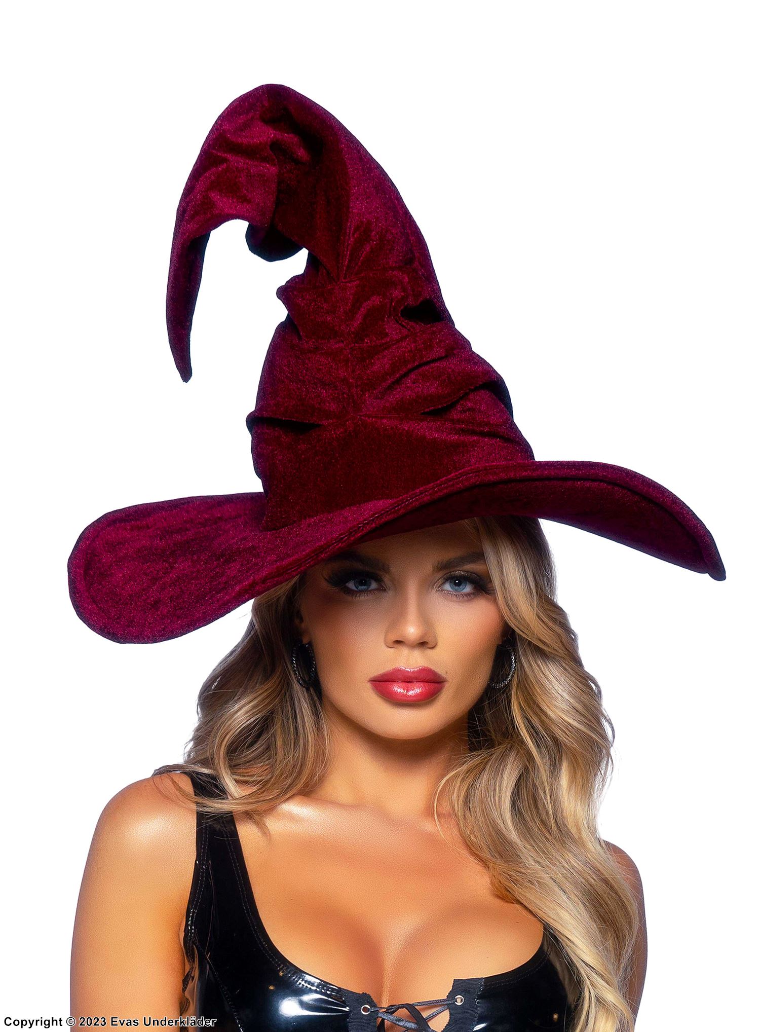 Witch, costume hat, velvet